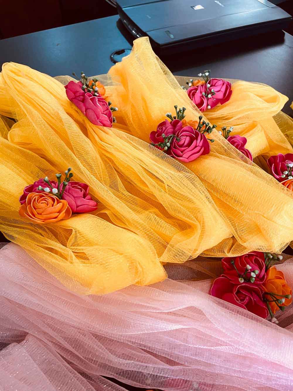 Floral Net Bands