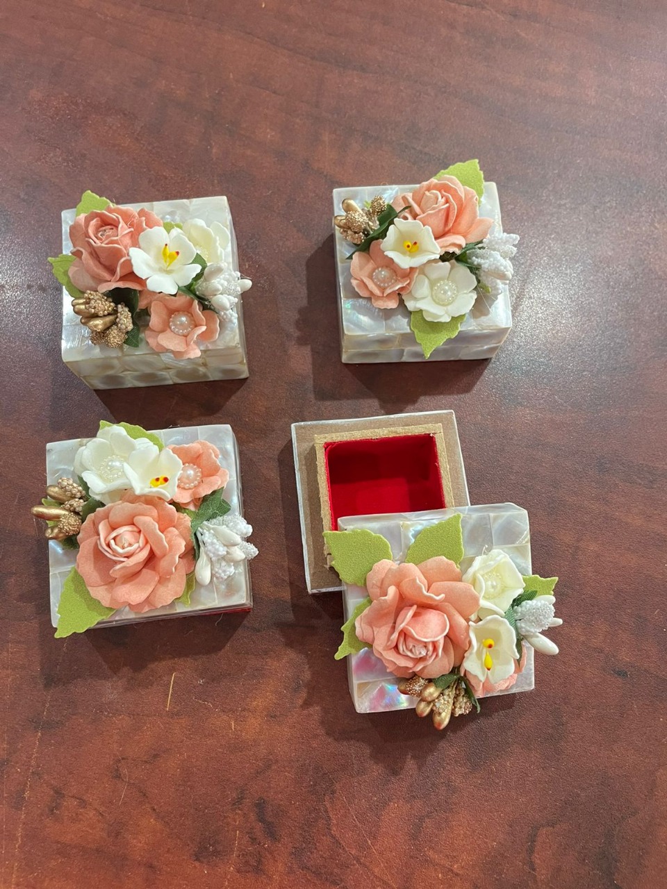 Mother of Pearl Coin Box 2"