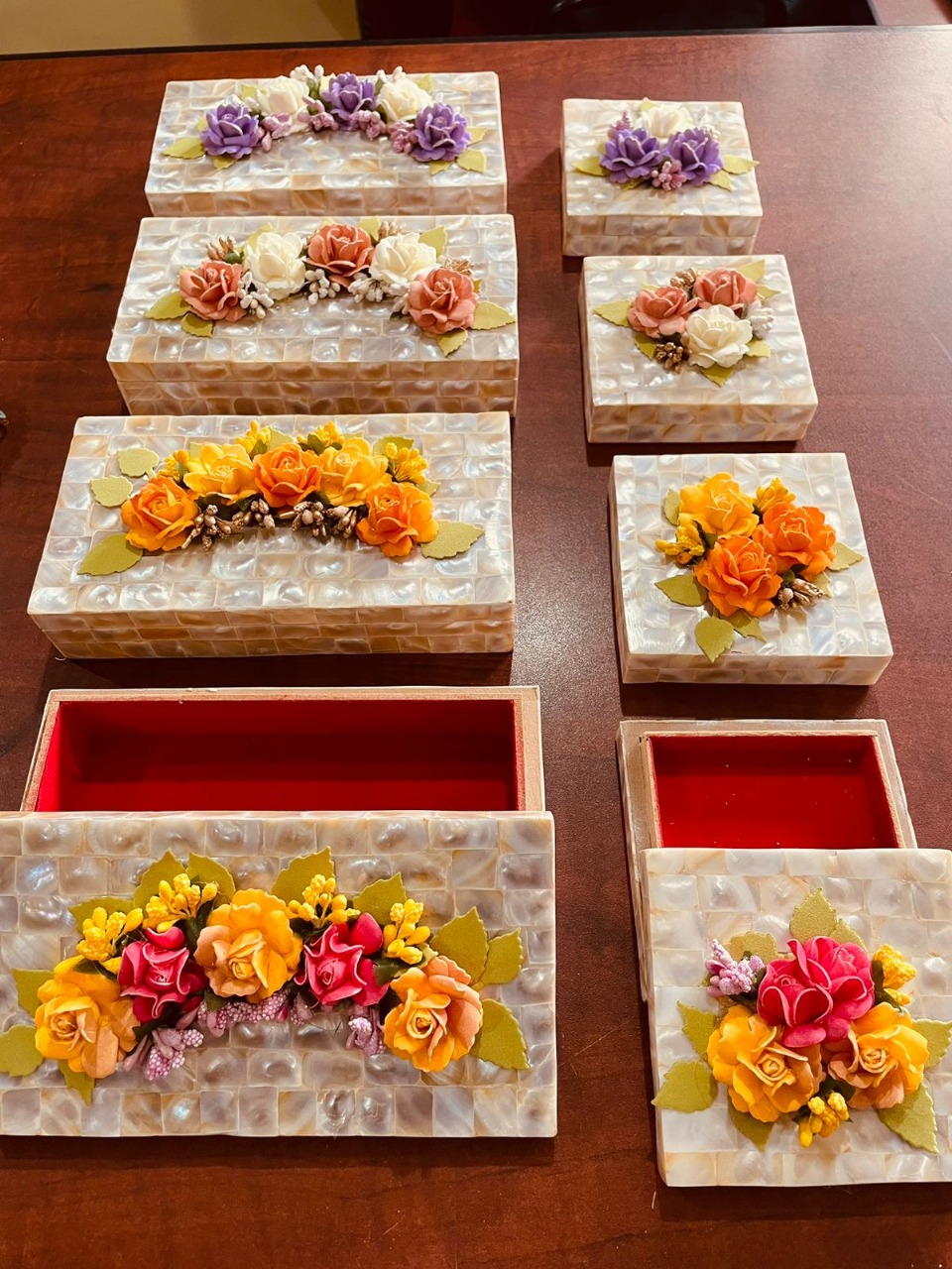 Mother of Pearl Cash Box