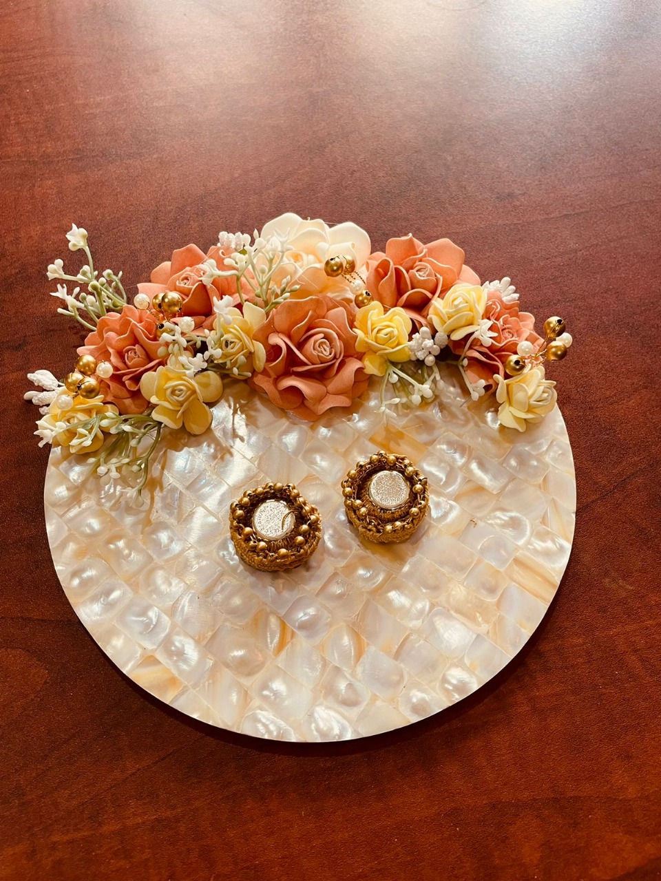 MOP 8" 2 Coin Platter