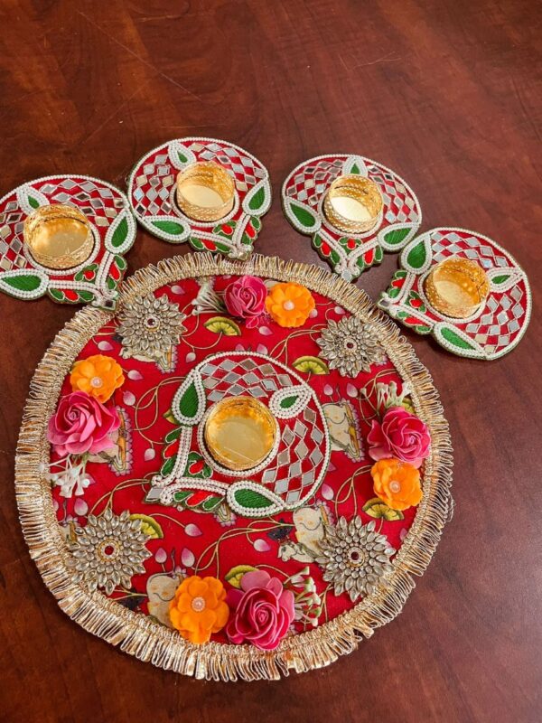 Round Jute Rangolis Set of 5 - Image 8