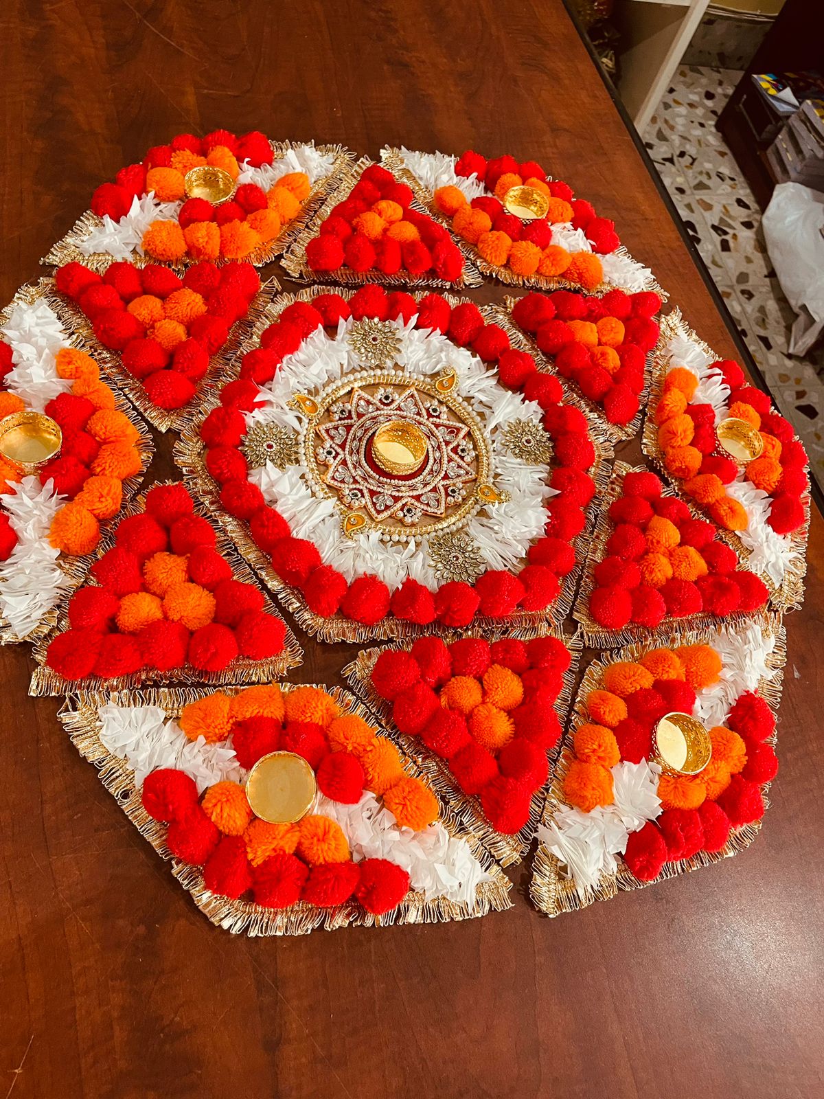 28" Floor Rangolis