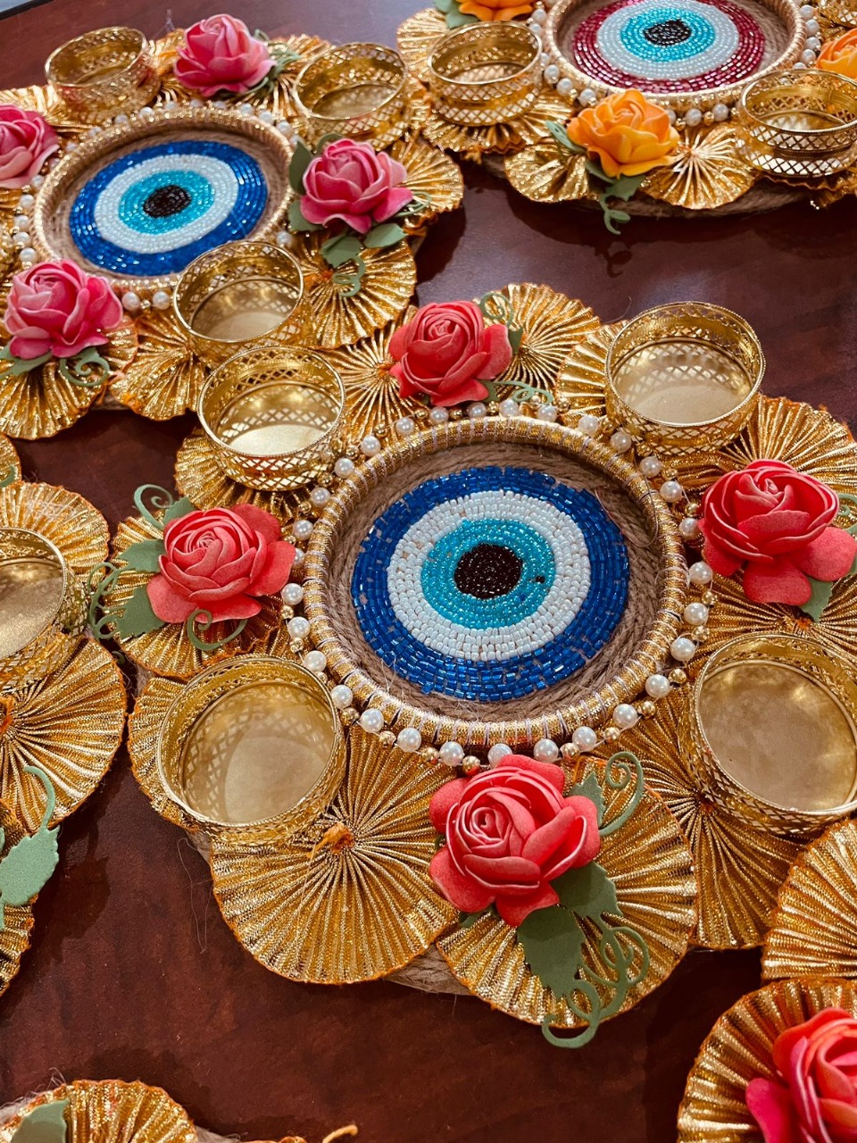 8" Evil Eye Rangolis