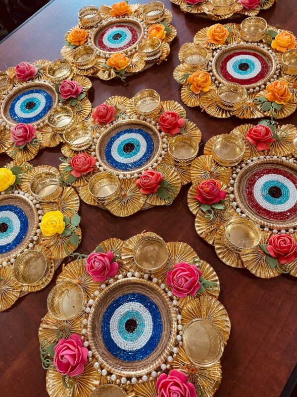 8" Evil Eye Rangolis - Image 2