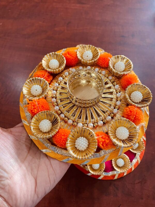 6" Rangoli Mats Set of 4 Pcs - Image 2