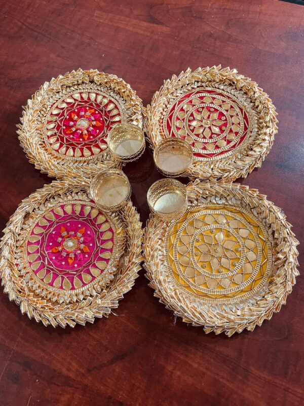 6" Rangoli Mats Set of 4 Pcs - Image 7