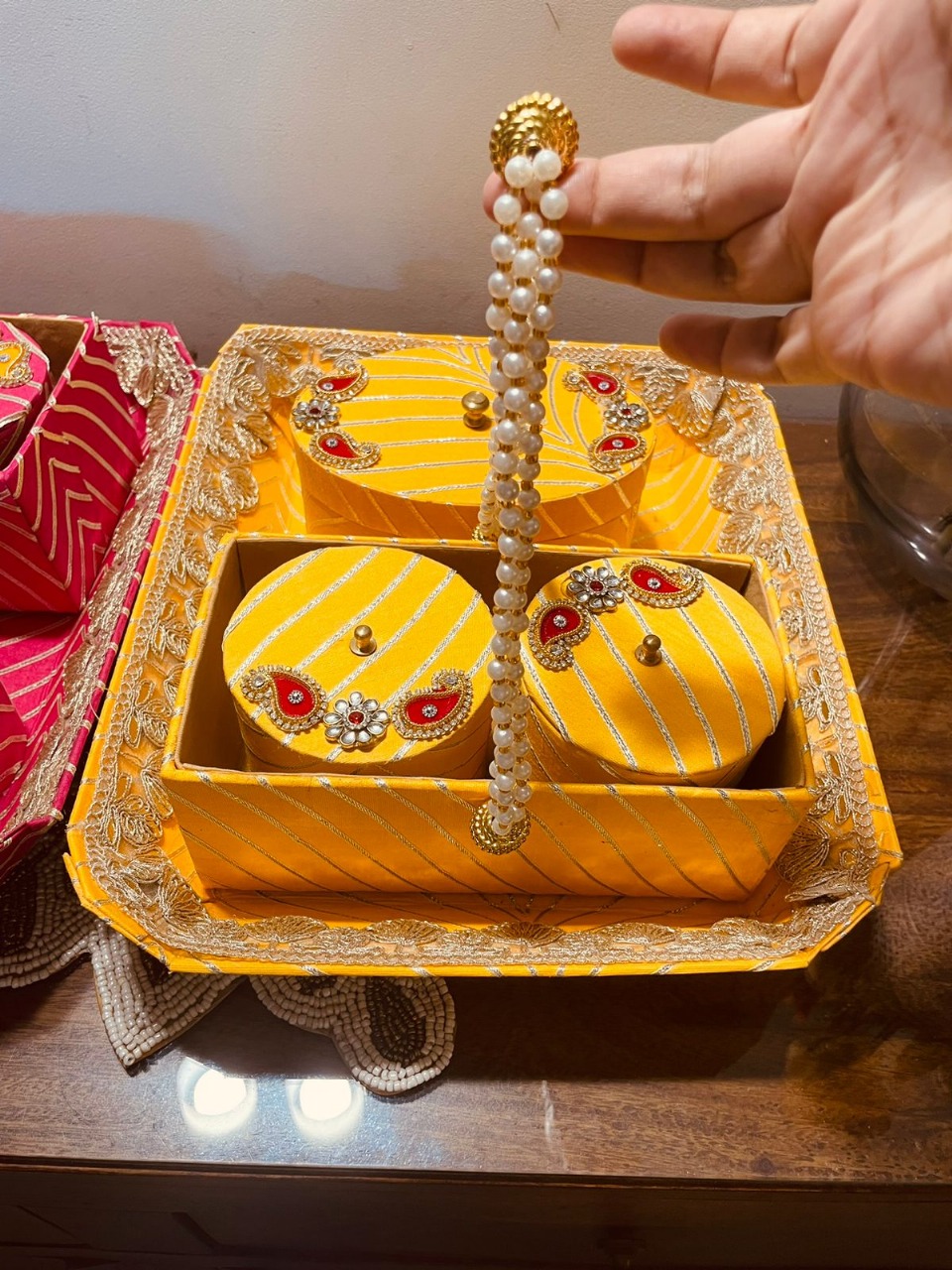 Tray Set With Jars