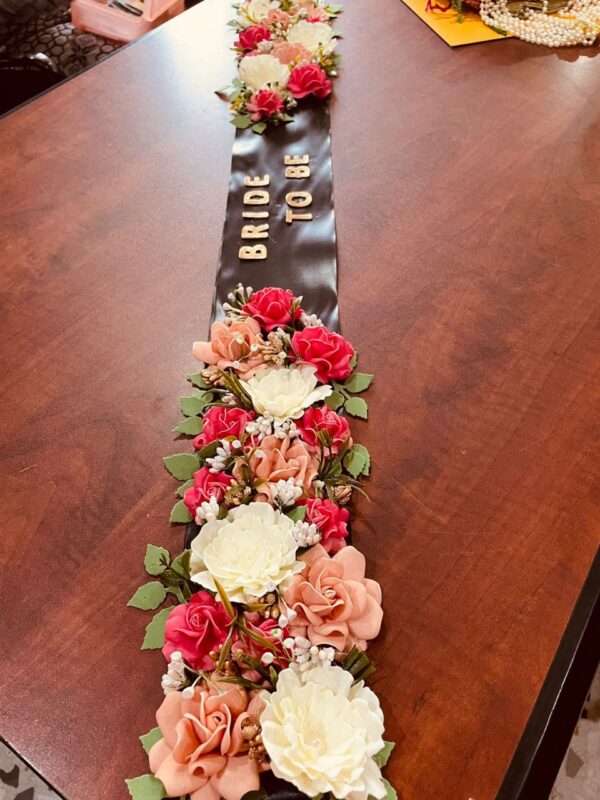 Satin Customised Sash And Tiara Set - Image 4