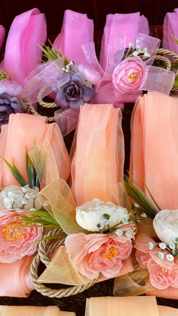 Floral Net Bands Pack of 10 Pcs - Image 2