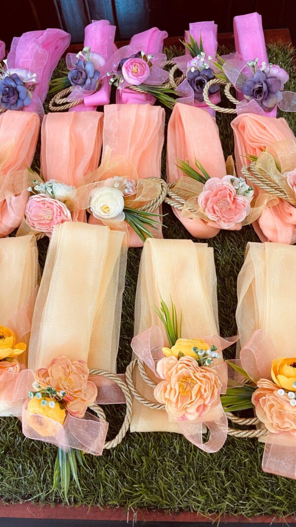 Floral Net Bands Pack of 10 Pcs - Image 3