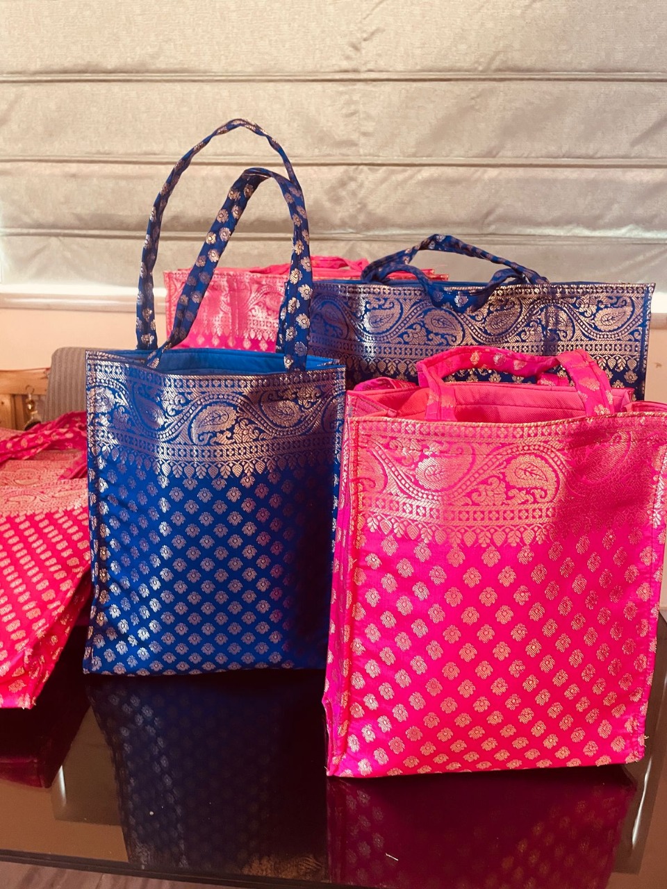 Benarsi Silk Hamper Bags