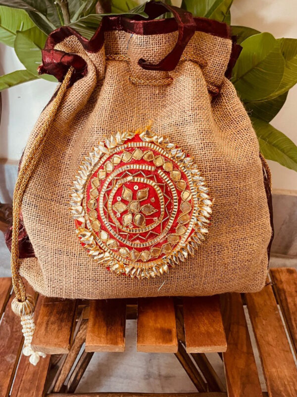 Jute Potli Bags - Image 3