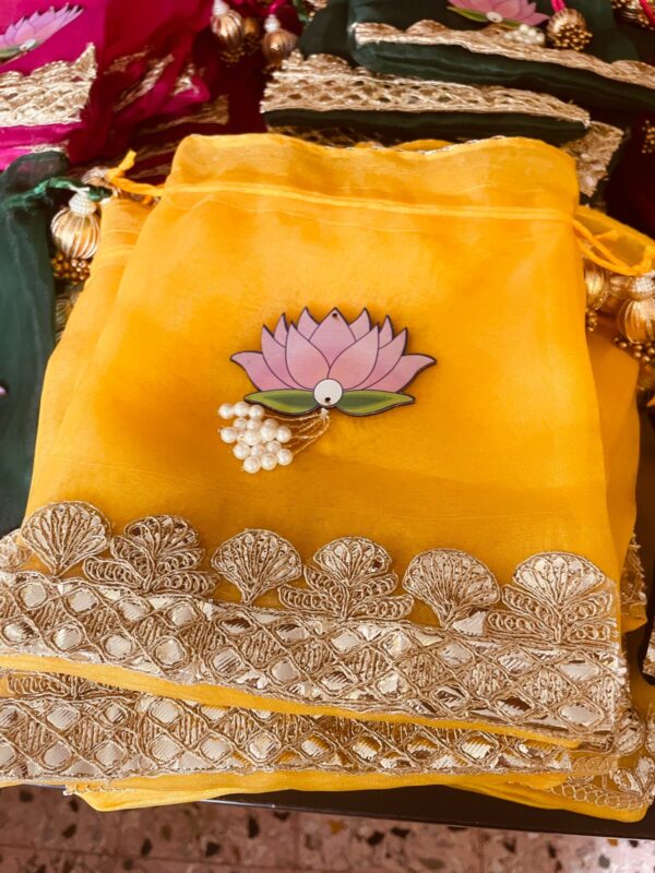 Double Organza Lotus Potli - Image 3