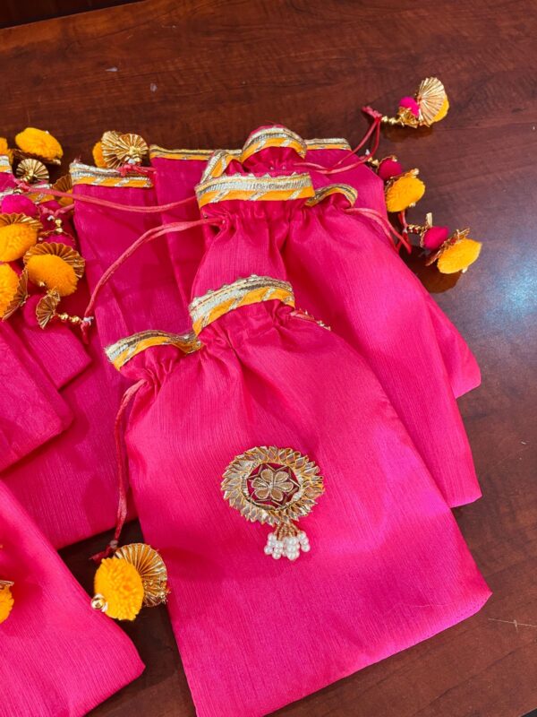 Pink Gota potli - Image 2