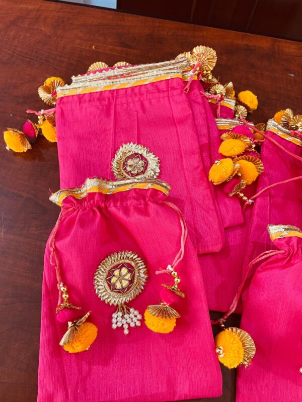 Pink Gota potli - Image 3