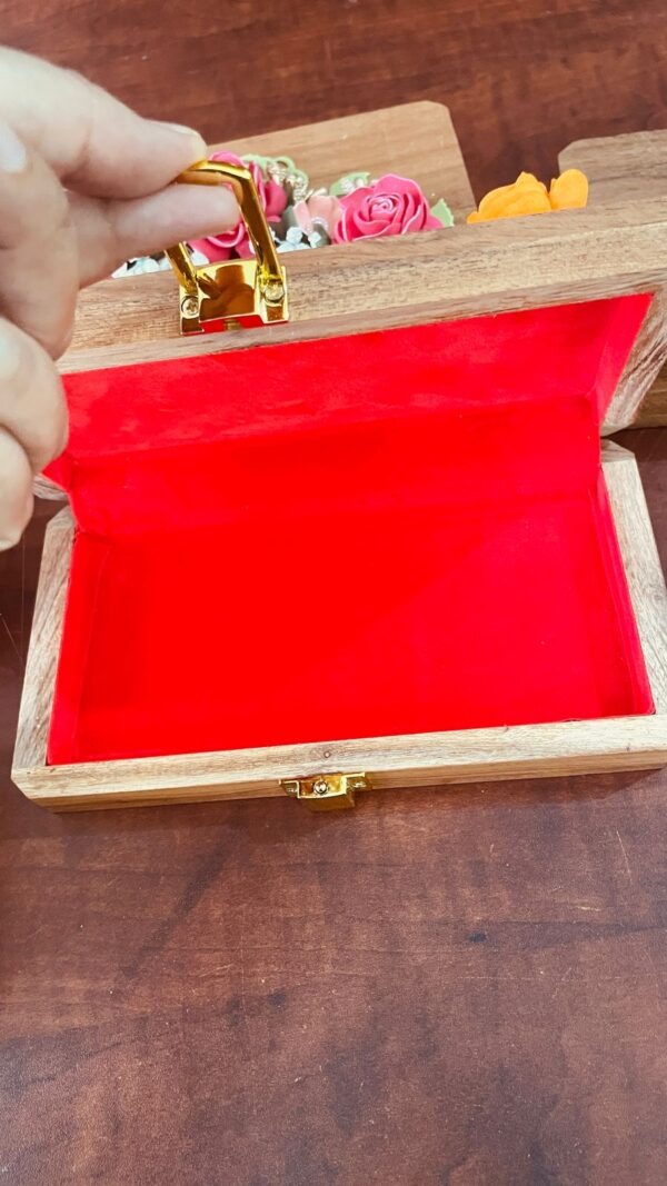 Wooden Cash Box - Image 5