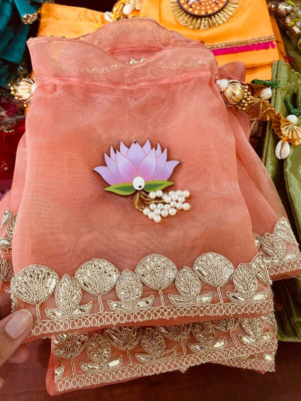 Double Organza Lotus Potli - Image 5