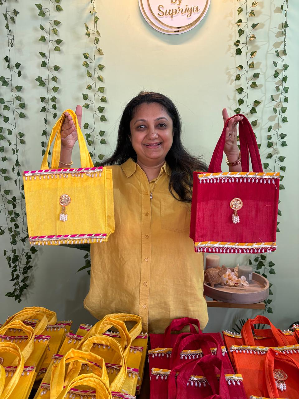 Small Silk Hamper Bags