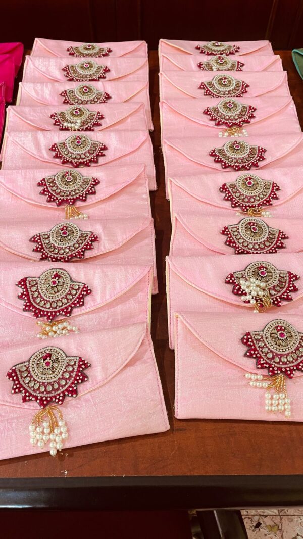 Silk Envelope with Fan Buti - Image 2