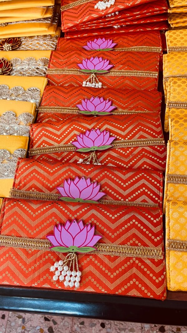 Brocade Envelope With Lotus - Image 5