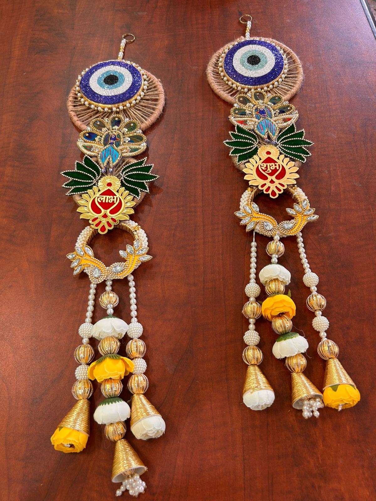 Evil Eye Peacock Hangings
