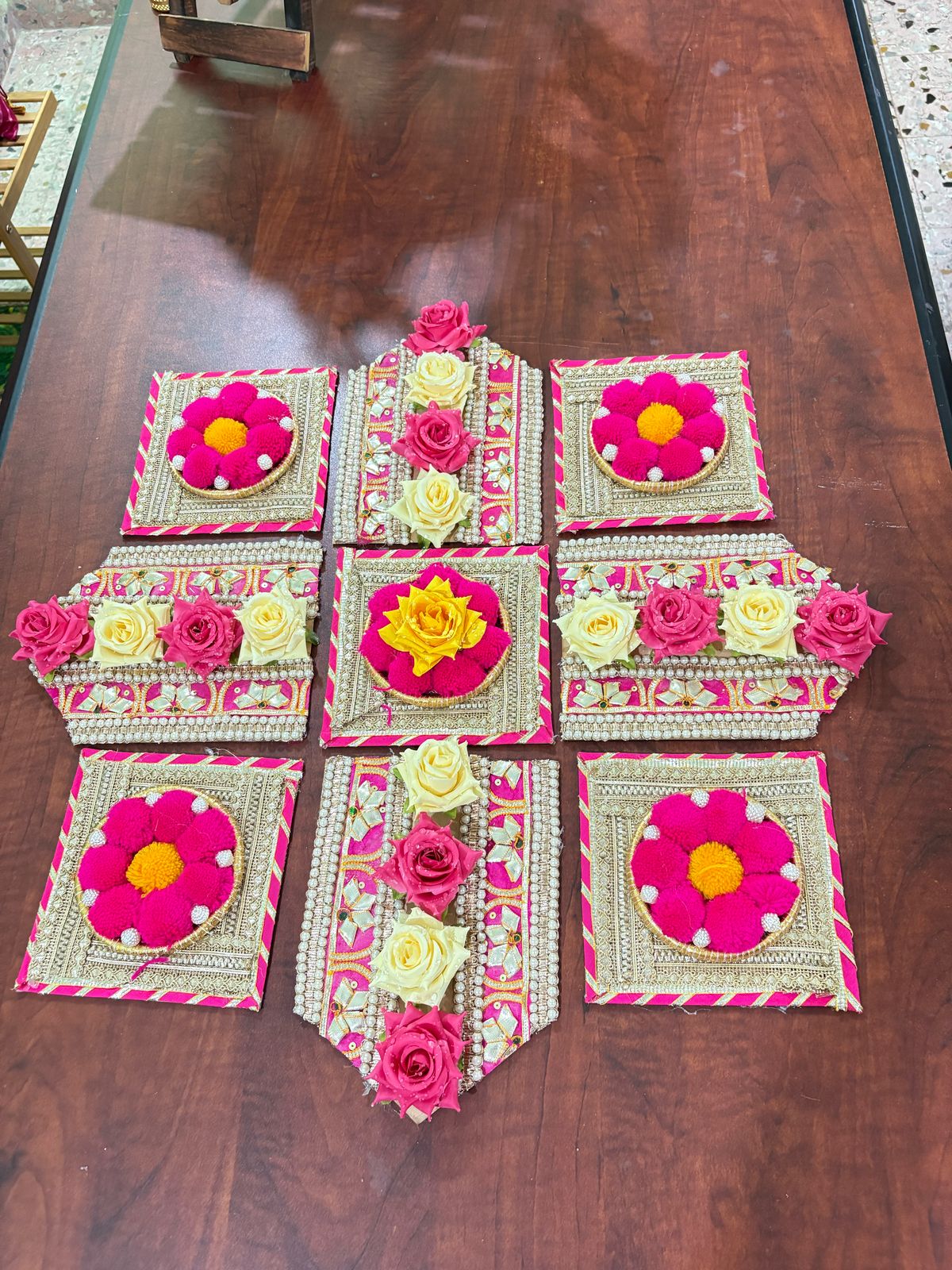 Square Floor Rangoli