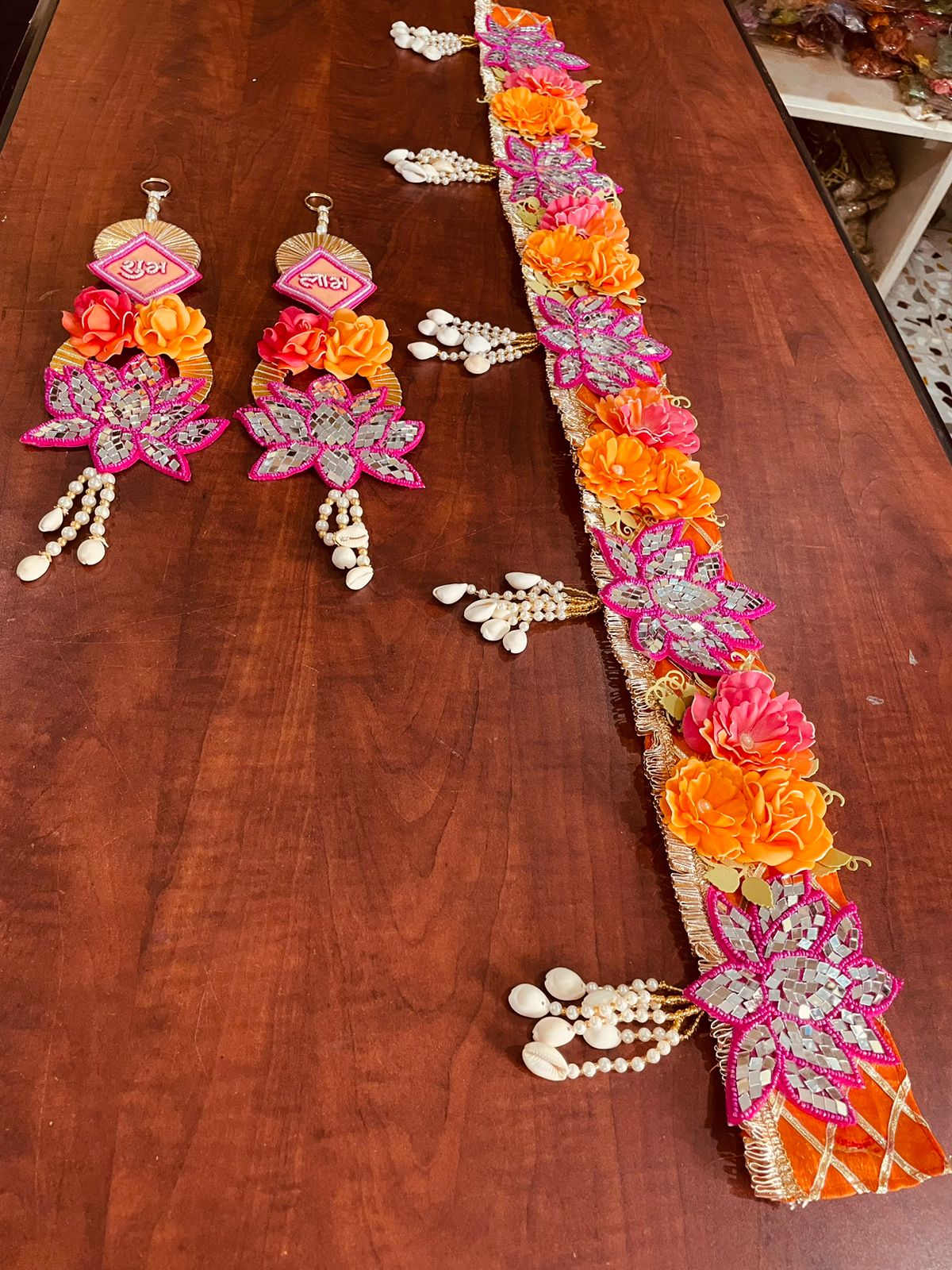 Mirror Lotus Bandanwar set