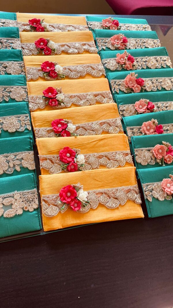 Silk Envelopes With Flowers - Image 2