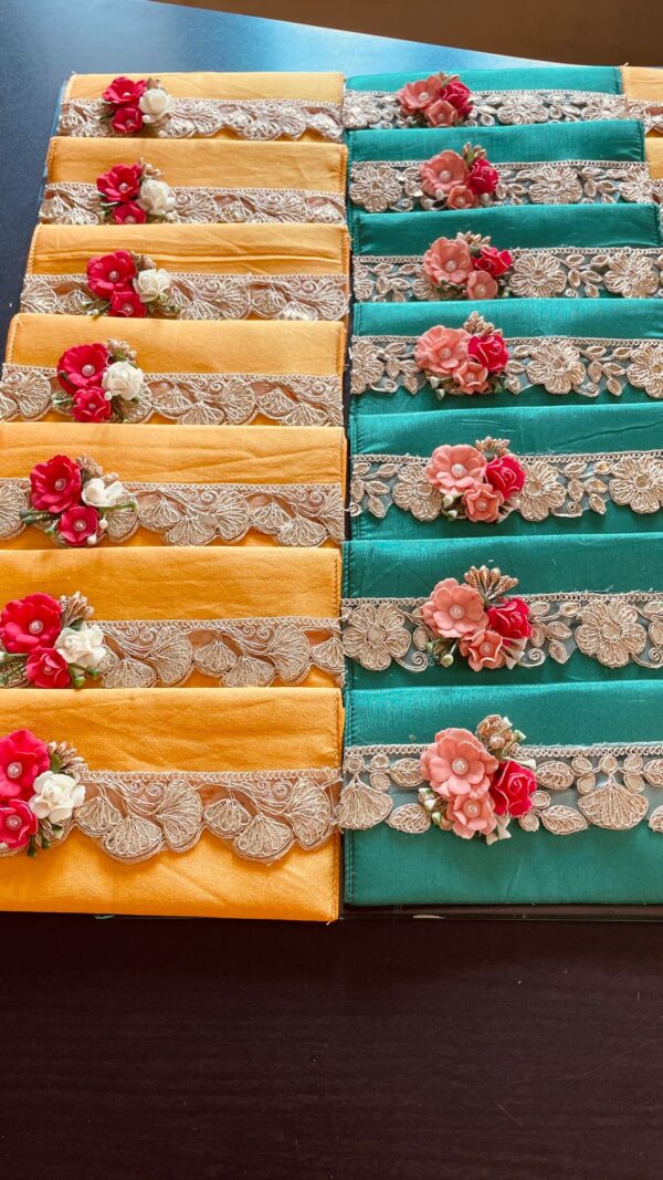 Silk Envelopes With Flowers