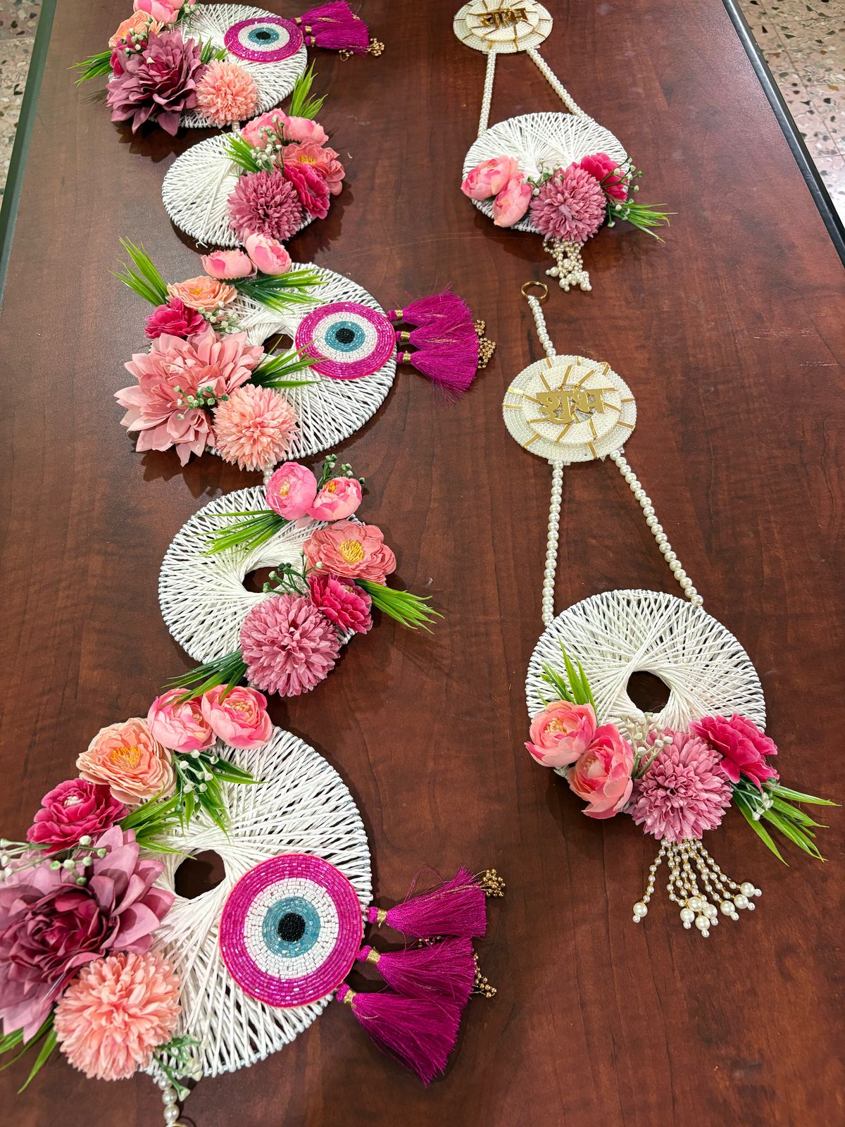 Jute Mat Evil eye Bandanwars