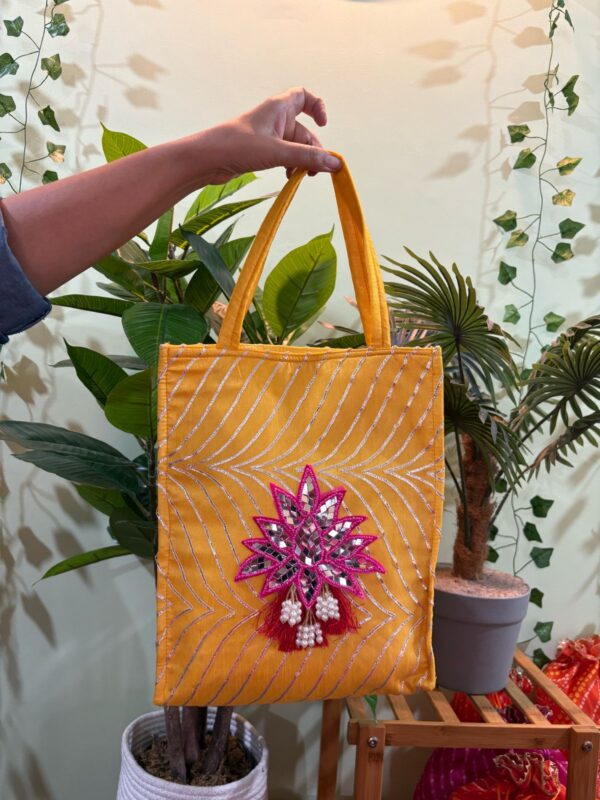 Single Colour Gota Hamper Bags - Image 5