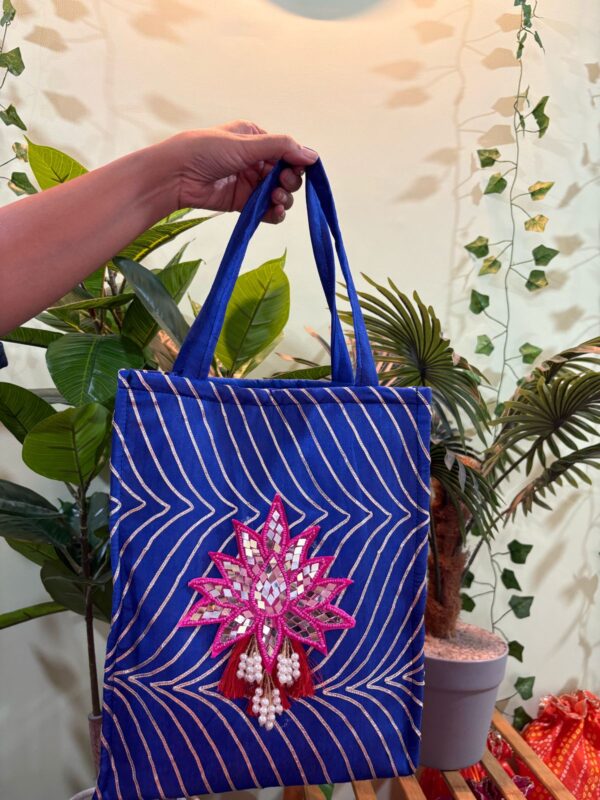 Single Colour Gota Hamper Bags - Image 4