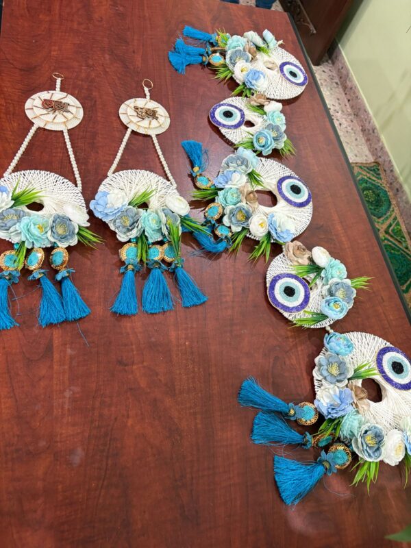 Jute Mat Evil eye Bandanwars - Image 3