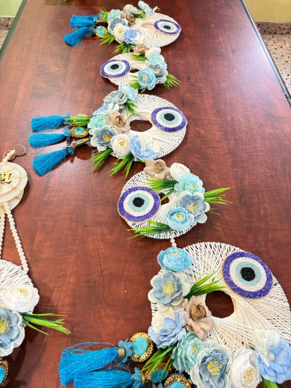 Jute Mat Evil eye Bandanwars - Image 2