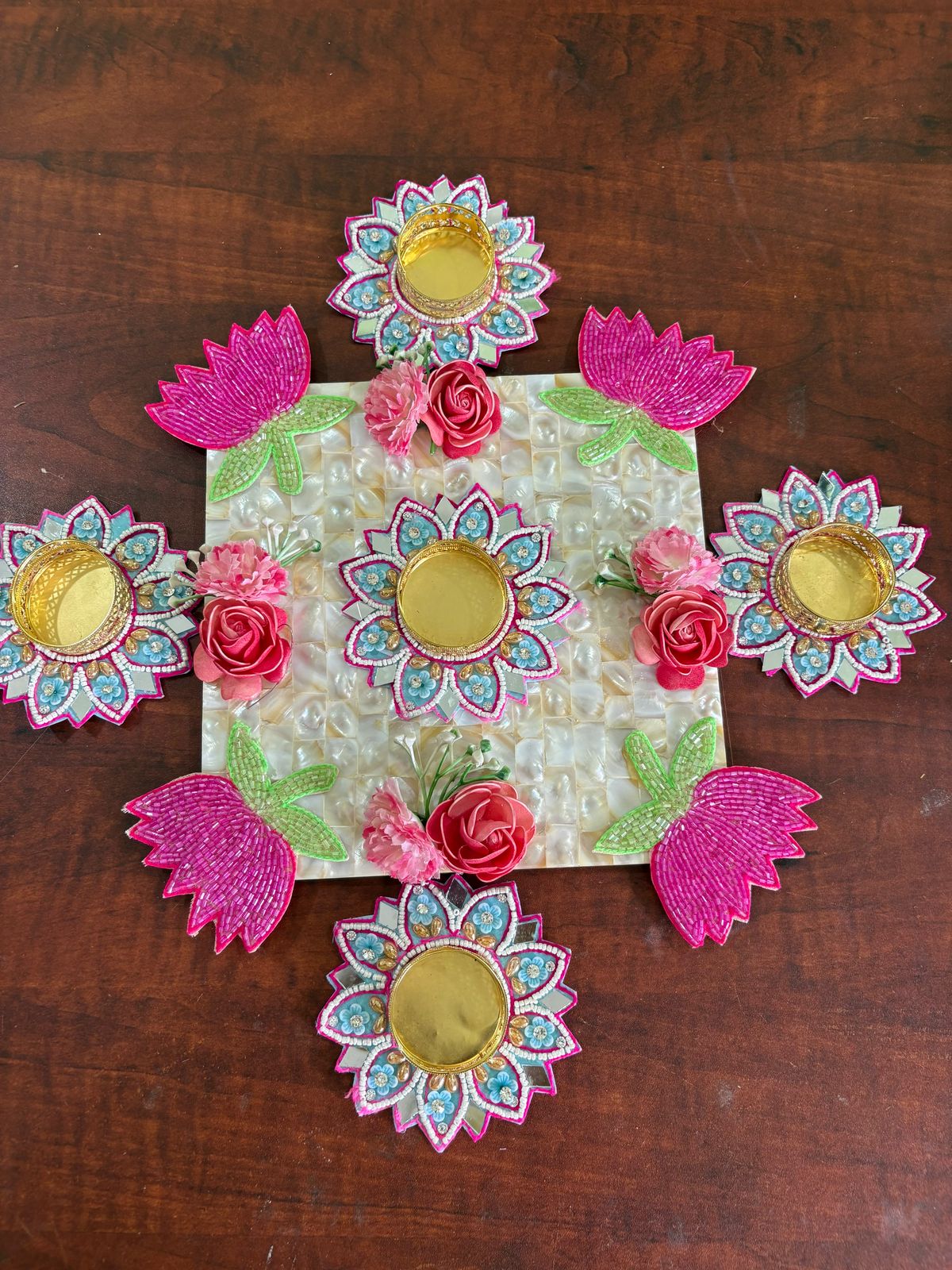MOP Rangoli Sets