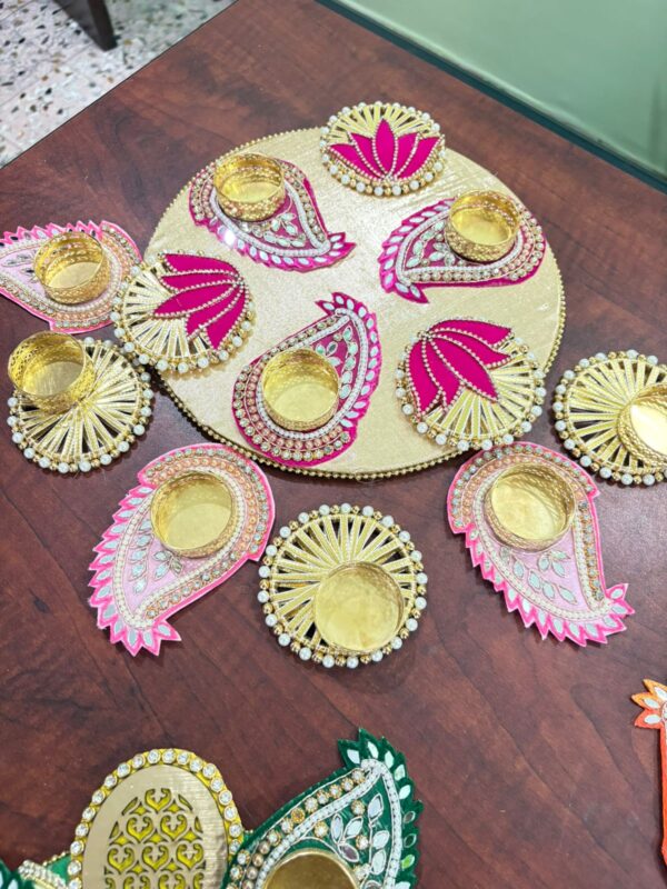 Golden Lotus Kairi Rangoli Set - Image 2
