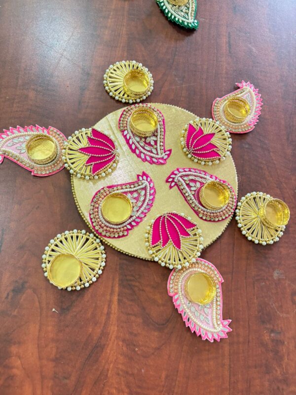 Golden Lotus Kairi Rangoli Set - Image 3