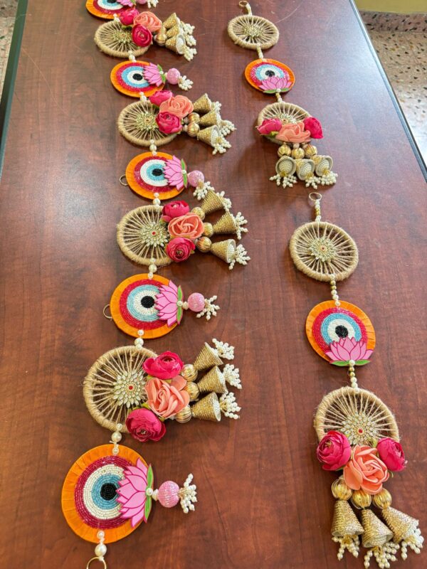 Jute Evil Eye Bandanwar - Image 2