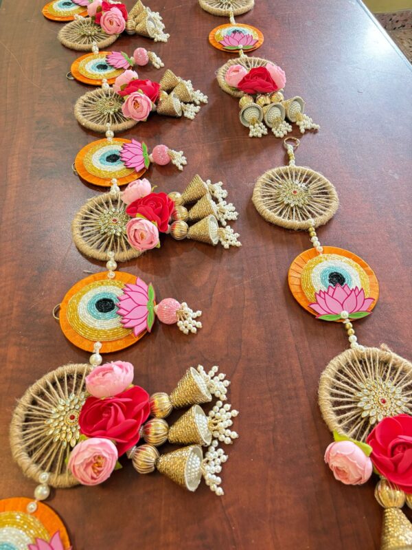 Jute Evil Eye Bandanwar - Image 3