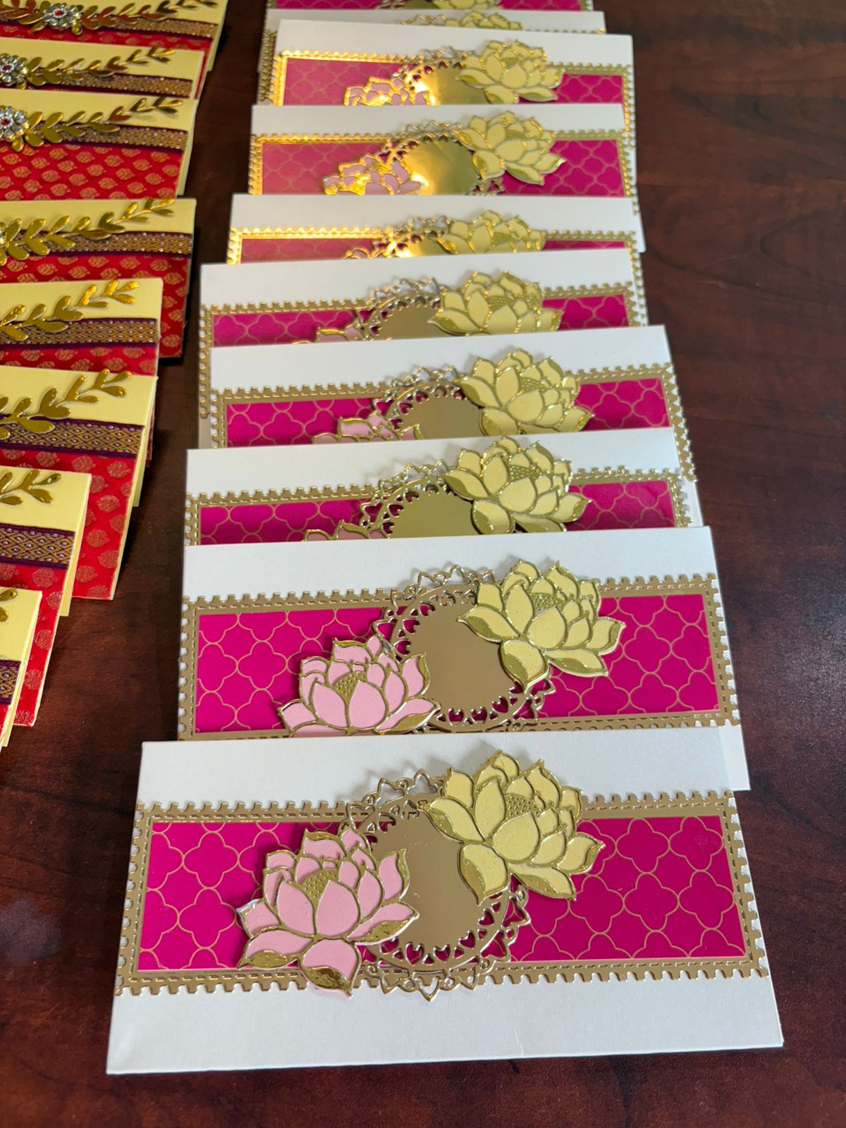 Paper Envelope With Lotus Design (pack of 20) - Image 2