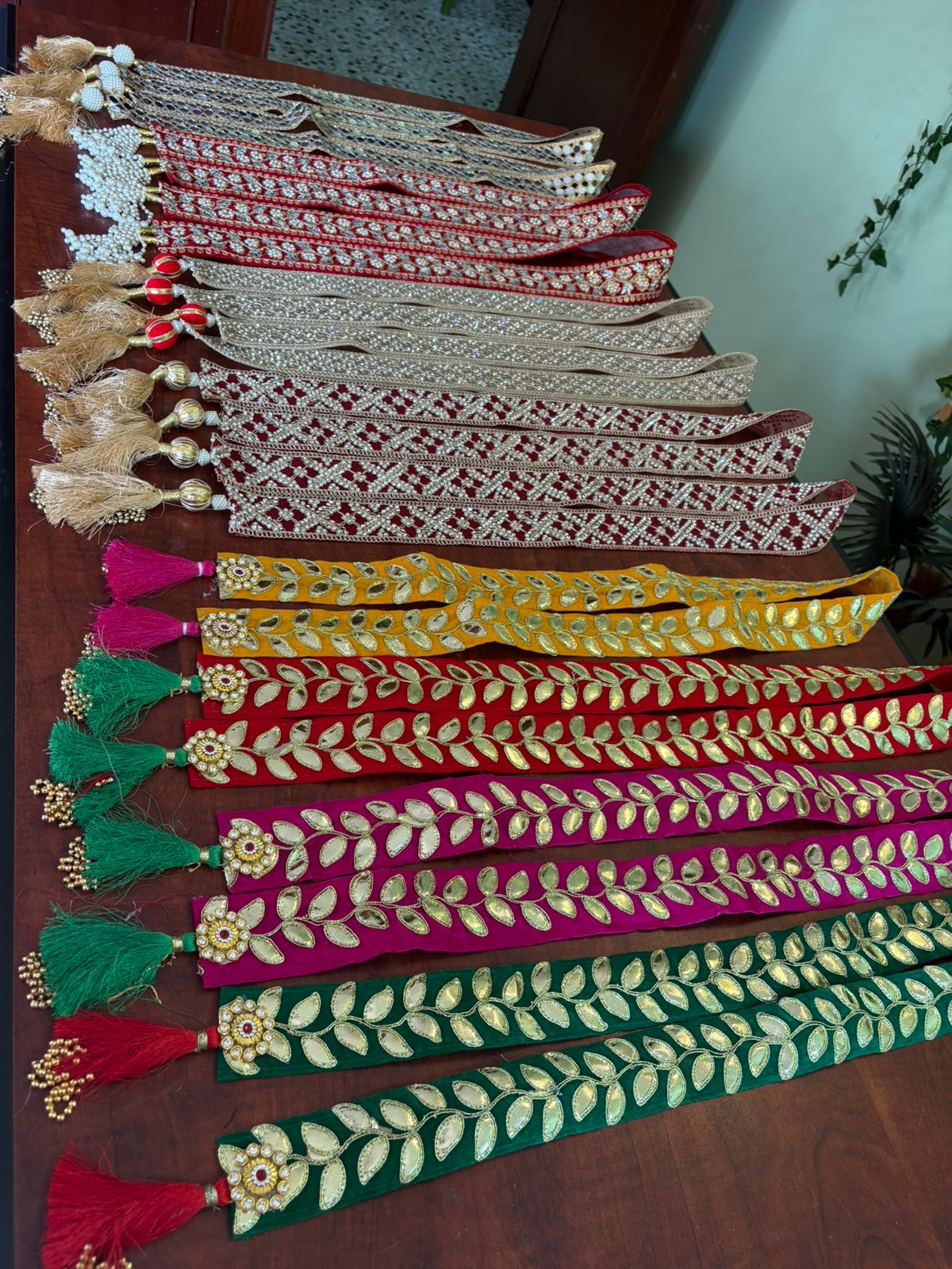 araat Swagat Scarf Maala Mirror work (pack of 20) - Image 3