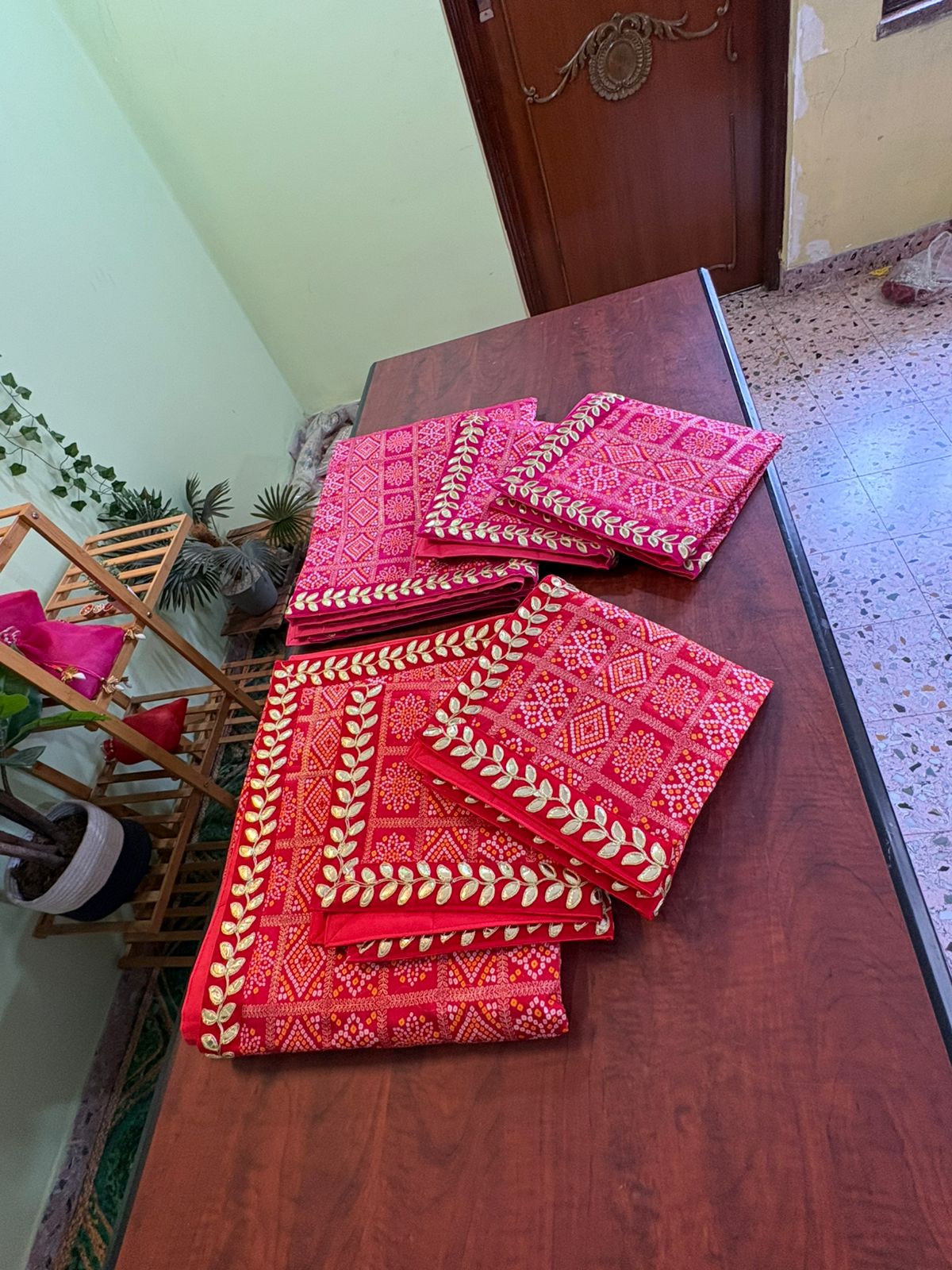 3 Piece Gharchola Aasan set (pack of 3) - Image 4