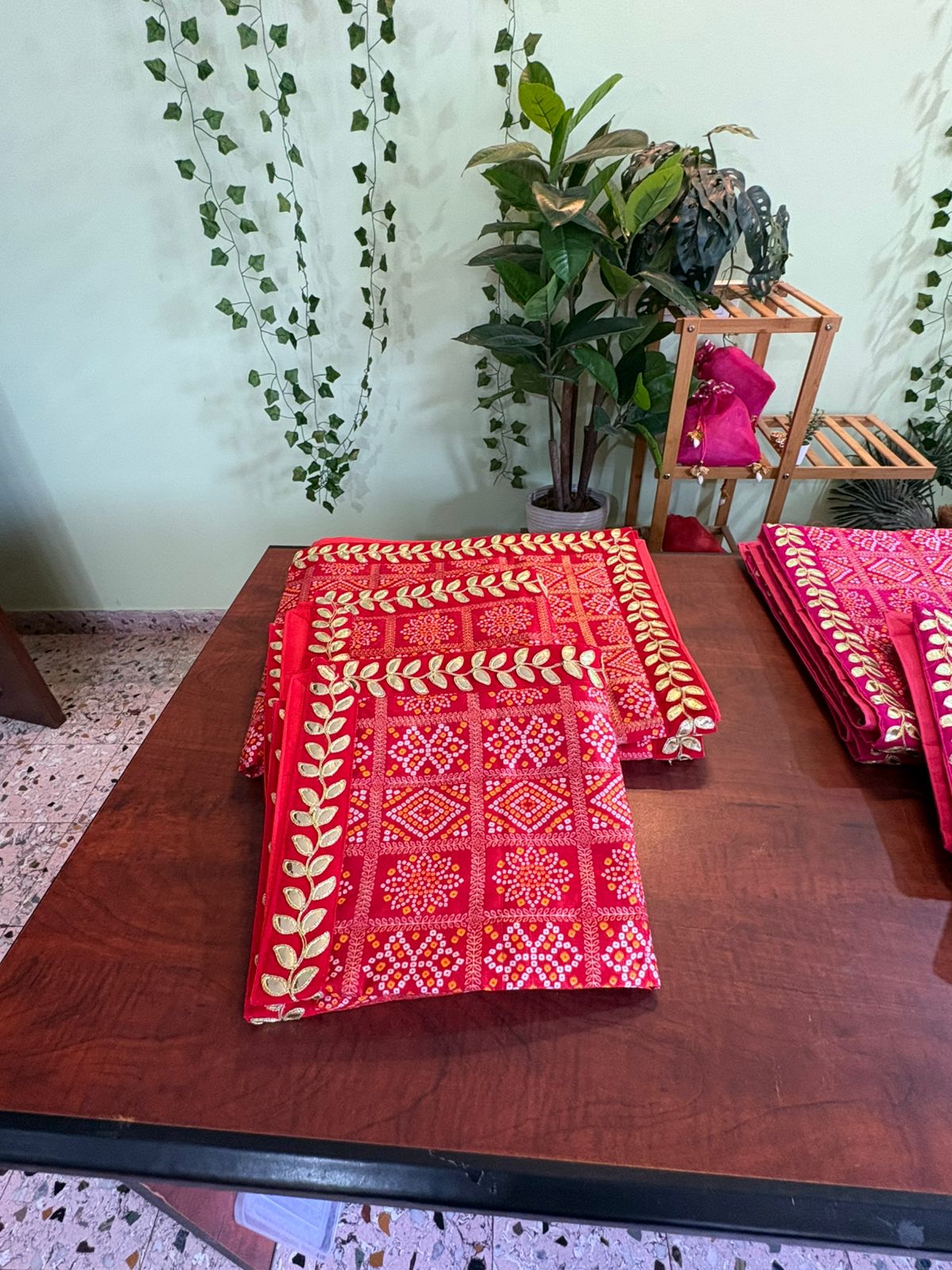 3 Piece Gharchola Aasan set (pack of 3) - Image 5
