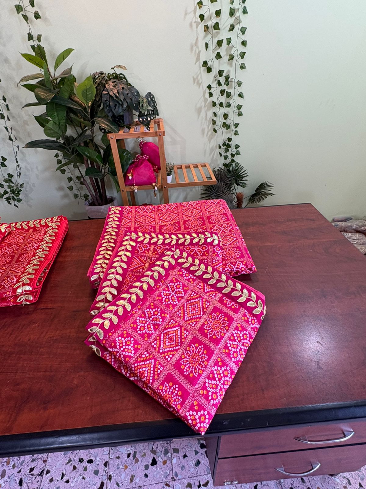 3 Piece Gharchola Aasan set (pack of 3) - Image 6