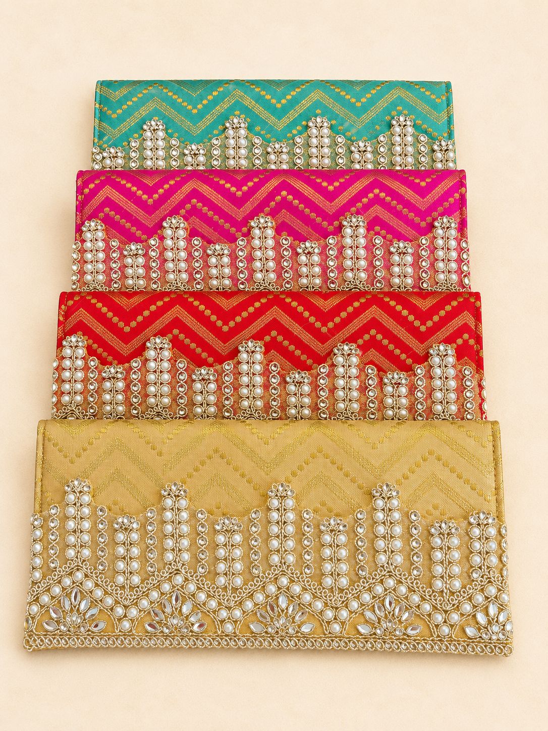 Benarsi shagun envelopes for cash (mix pack of 10) - Image 9