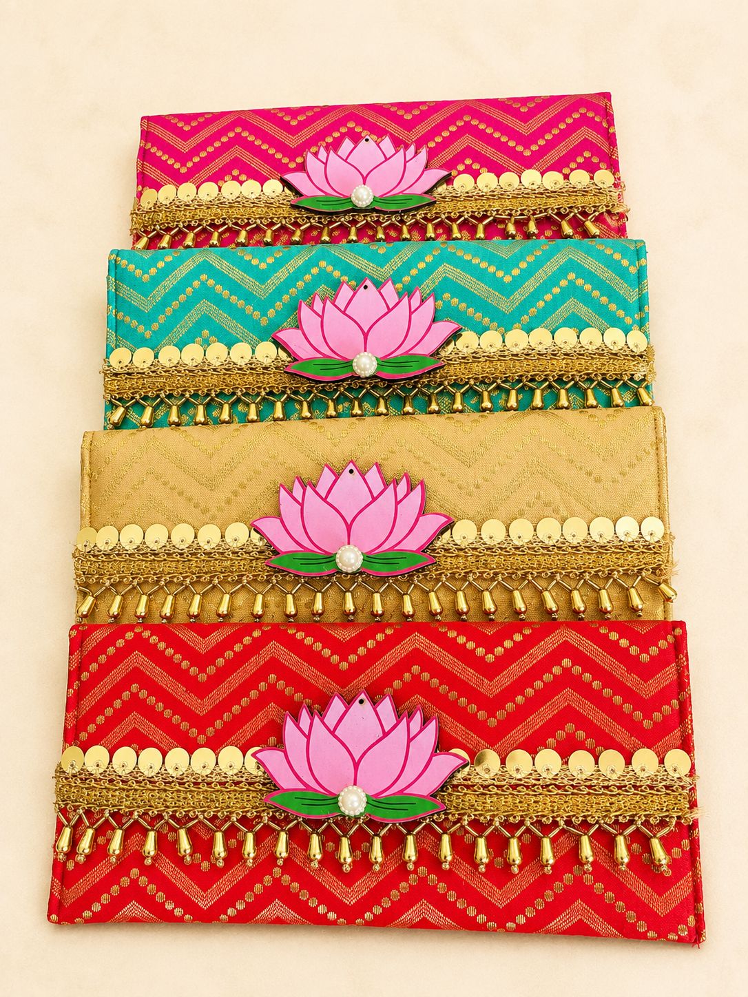 Benarsi shagun envelopes for cash (mix pack of 10) - Image 8