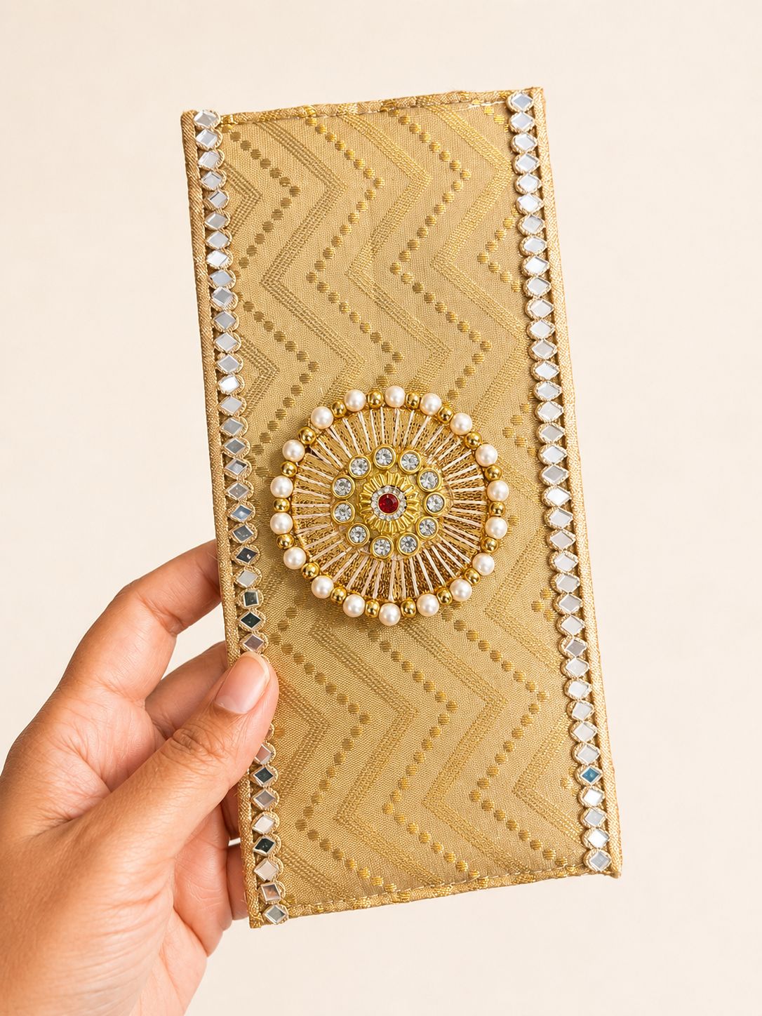 Benarsi shagun envelopes for cash (mix pack of 10) - Image 6