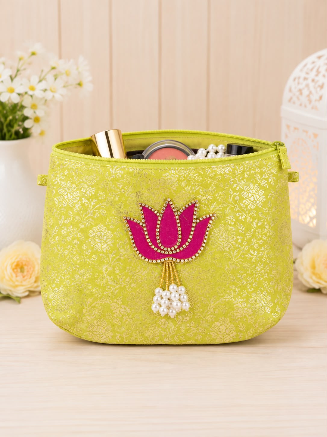 Brocade Toilet Pouch with Zip (pack of 10) - Image 6