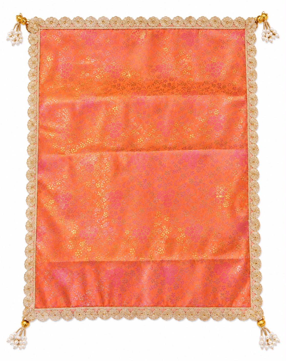 Brocade tray cover / Thaalposh (pack of 2 ) - Image 6