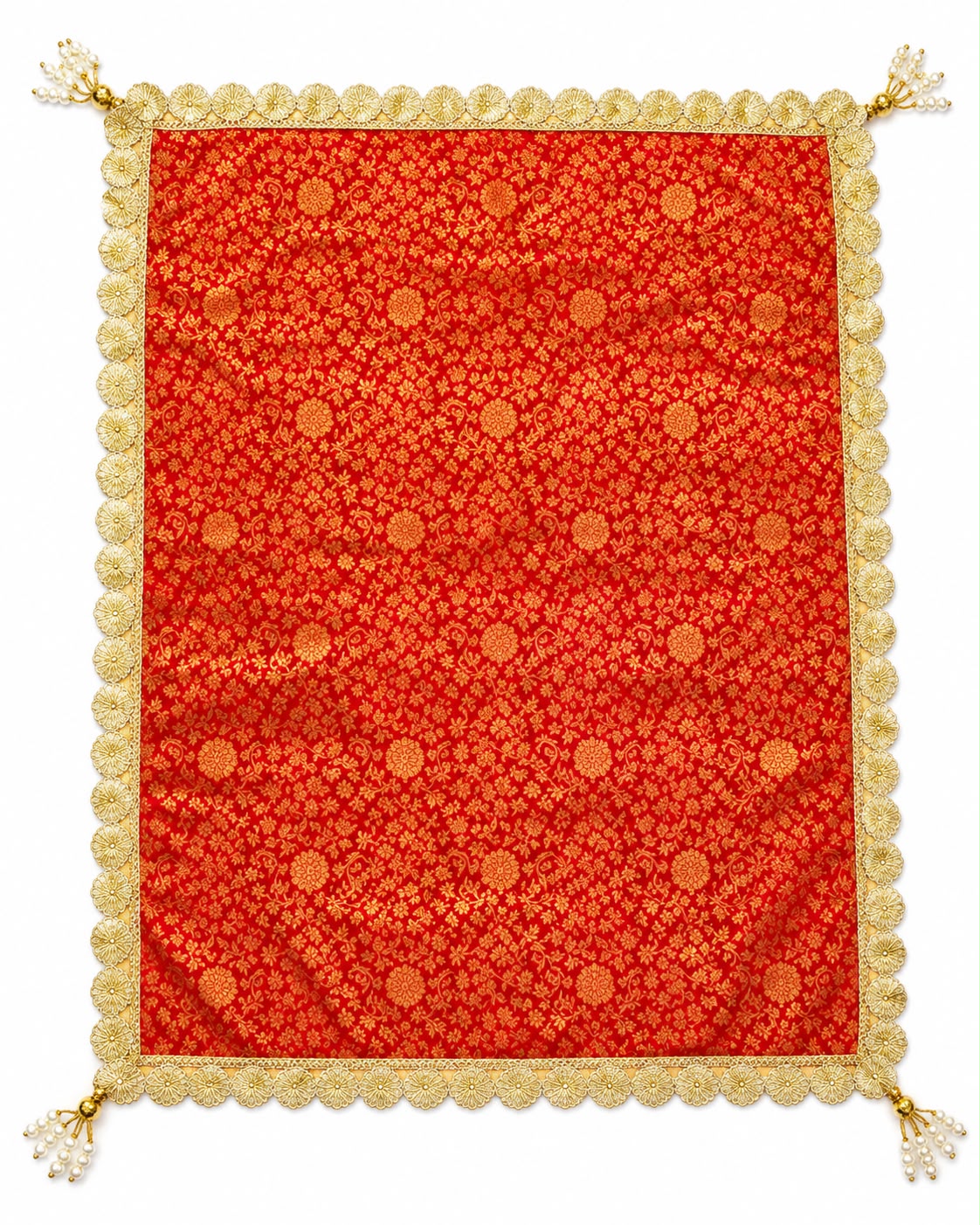 Brocade tray cover / Thaalposh (pack of 2 ) - Image 5